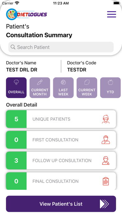 Dietlogues for Doctor Screenshot