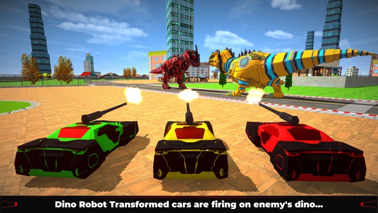 Dino Robot Car Transformation