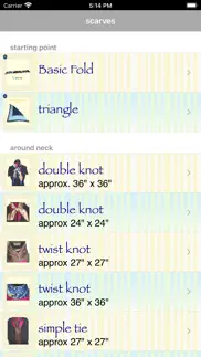 scarves iphone screenshot 1
