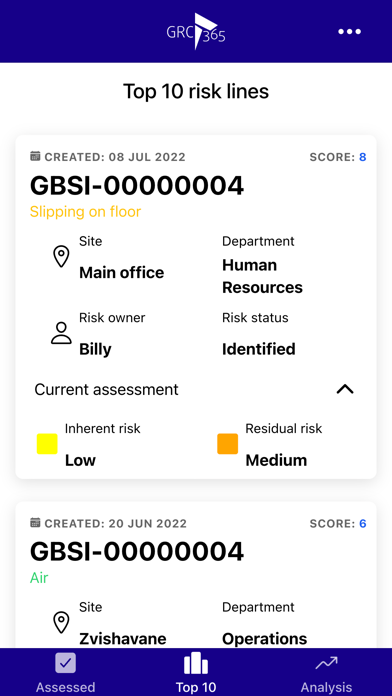 GRC Risks screenshot 4
