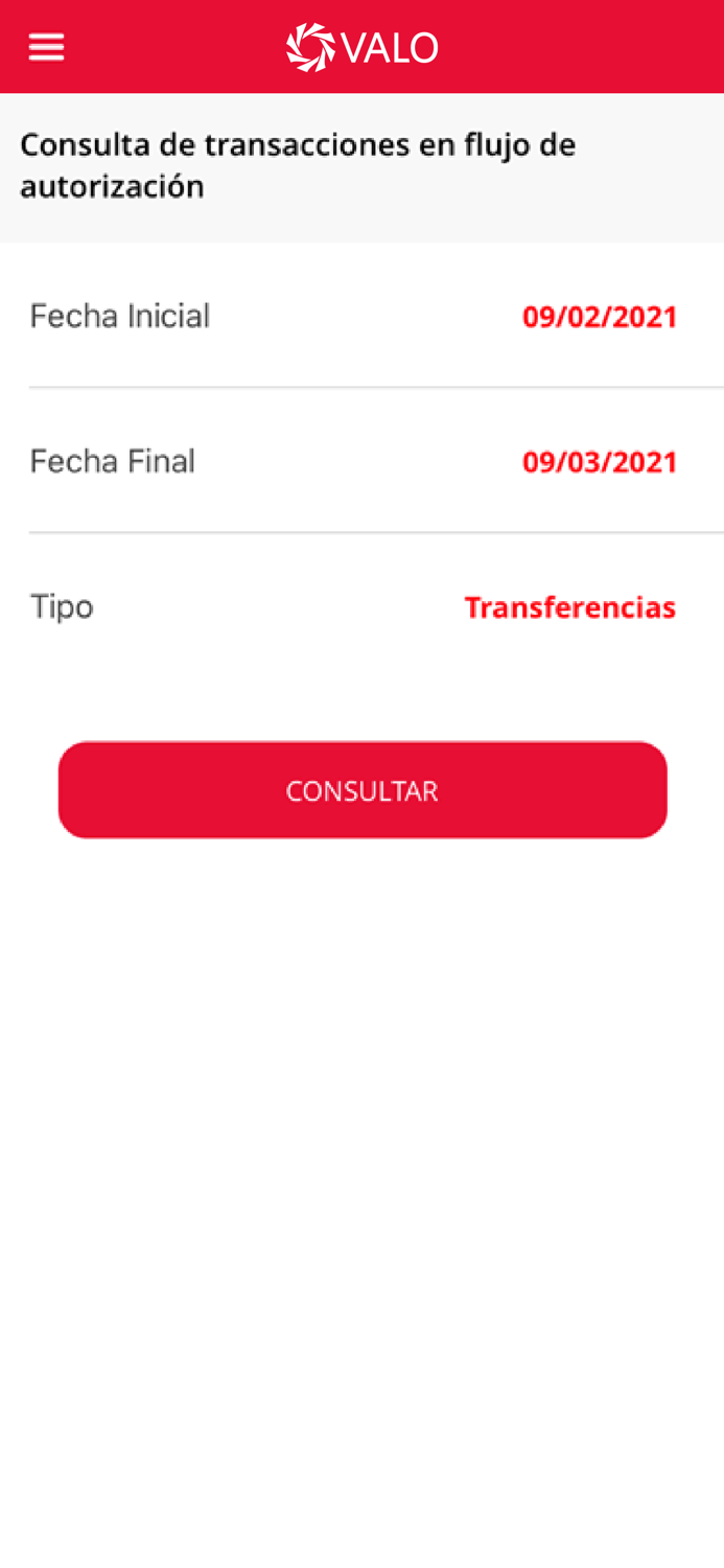 VALO – Banca Móvil