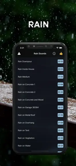 Game screenshot Rain Sounds for Sleeping Calm mod apk