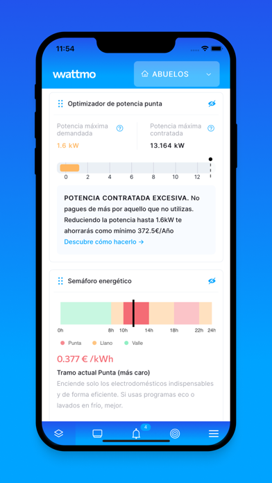 Wattmo: Tu Asesor Energético Screenshot