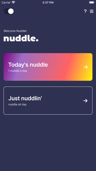 Nuddle · Number sequences Screenshot