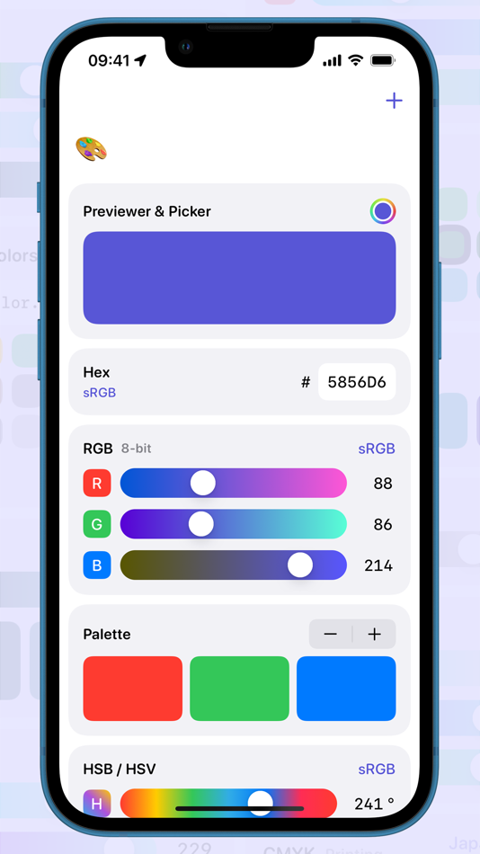 #2. Palette - Color Mixing (iOS) Podle: 思昊 刘