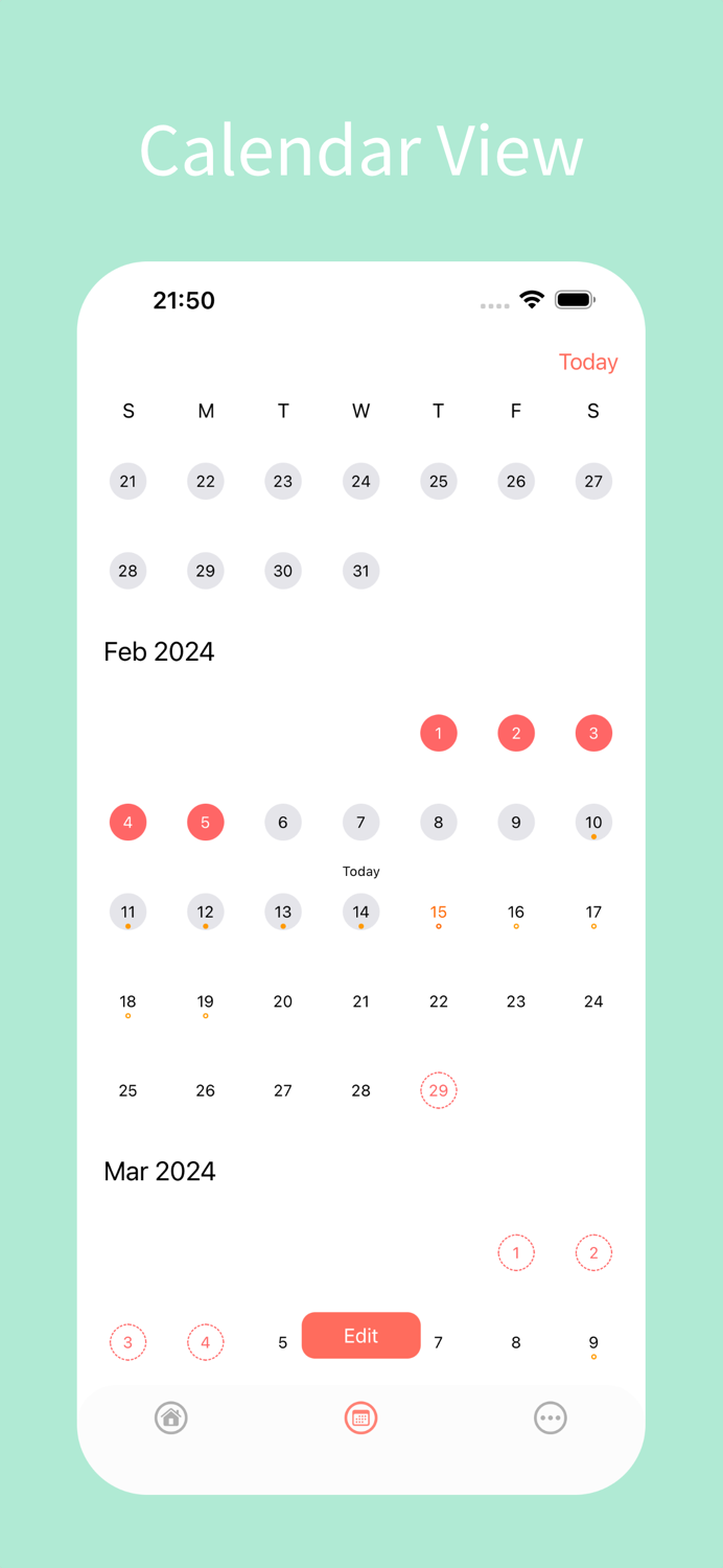 Period Tracker - Cycle Log App