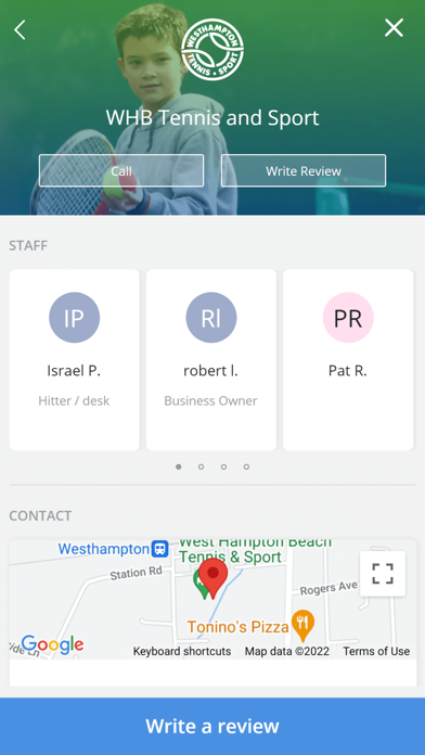 WHB Tennis and Sport Screenshot
