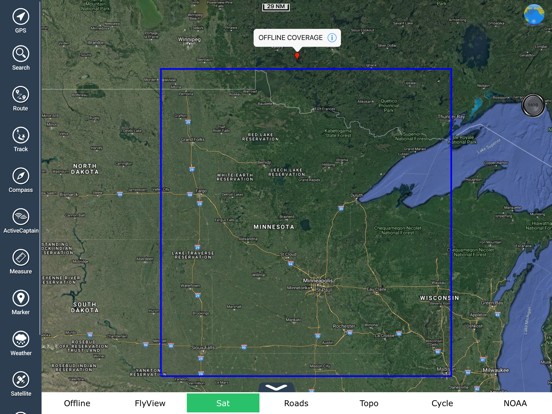 Screenshot #4 pour Minnesota Lakes Fishing Charts