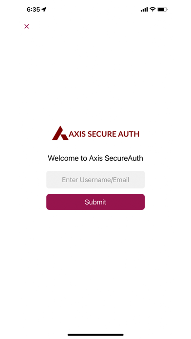 Axis SecureAuth Screenshot