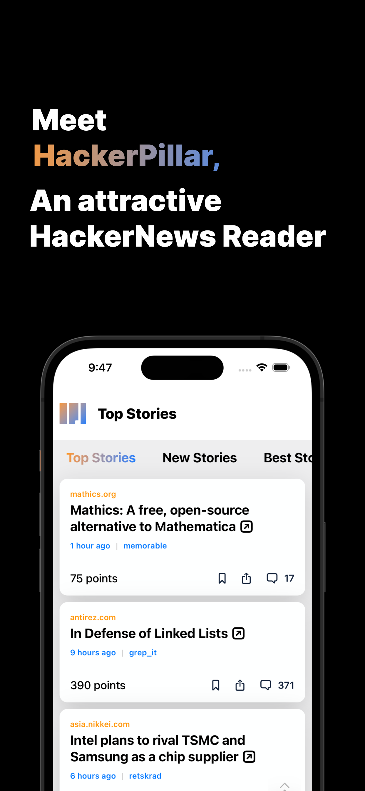 HackerPillar: Tech News by HN