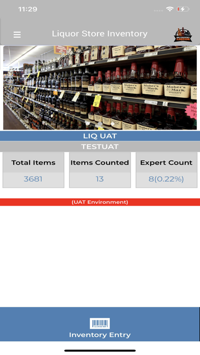 Liquor Store Inventory Screenshot