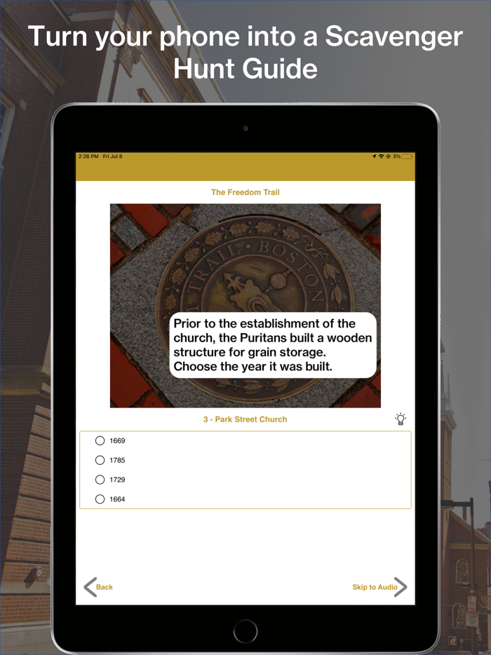 Freedom Trail Scavenger Hunt