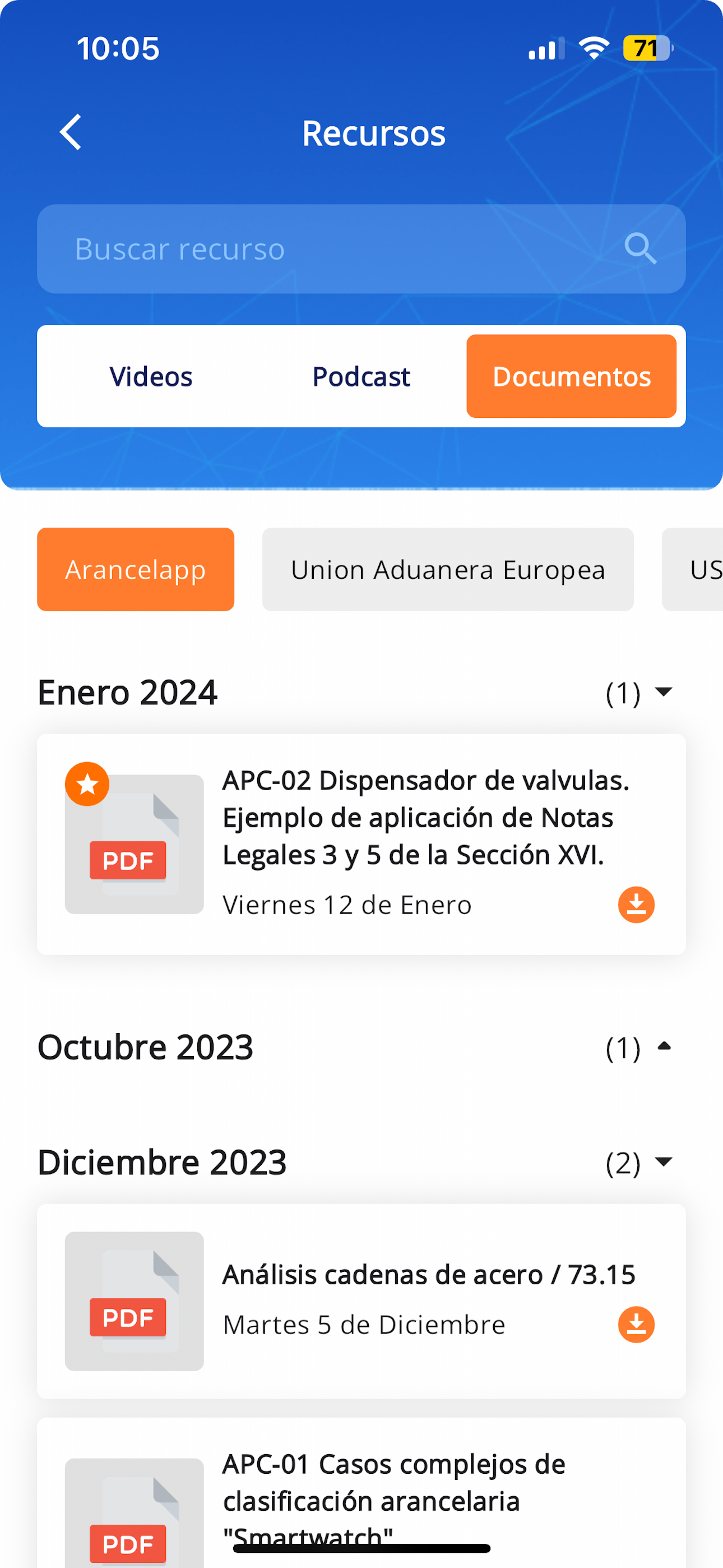 Arancel App