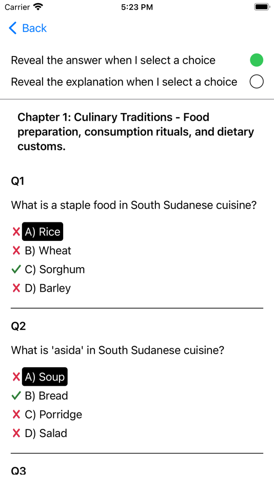 #3. Culture of South Sudan Exam (iOS) 由: Martin Tseng