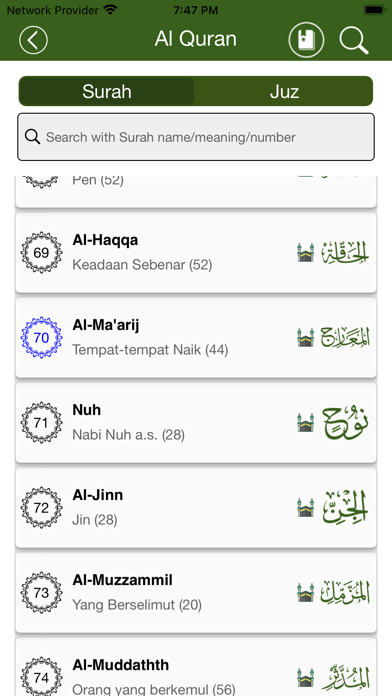 Screenshot #3 pour Quran Bahasa Melayu