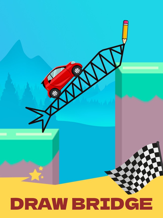 Draw Bridge Stickman Car Game on the App Store