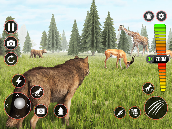 Wild Animal Battle Hunting iPad screenshot 3 - Games app