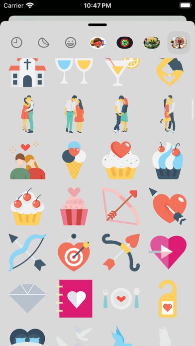 Romantic Stickers Screenshot