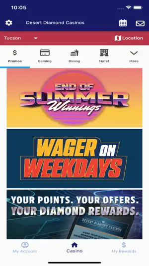 Desert Diamond Rewards screenshot 1