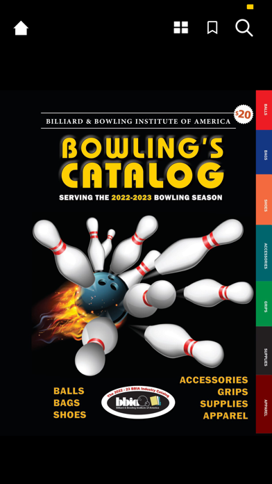 BBIA CONSUMER BOWLING CATALOG Screenshot