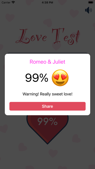 Love Test: relationship test Screenshot