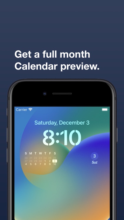 Calendar for Lockscreen