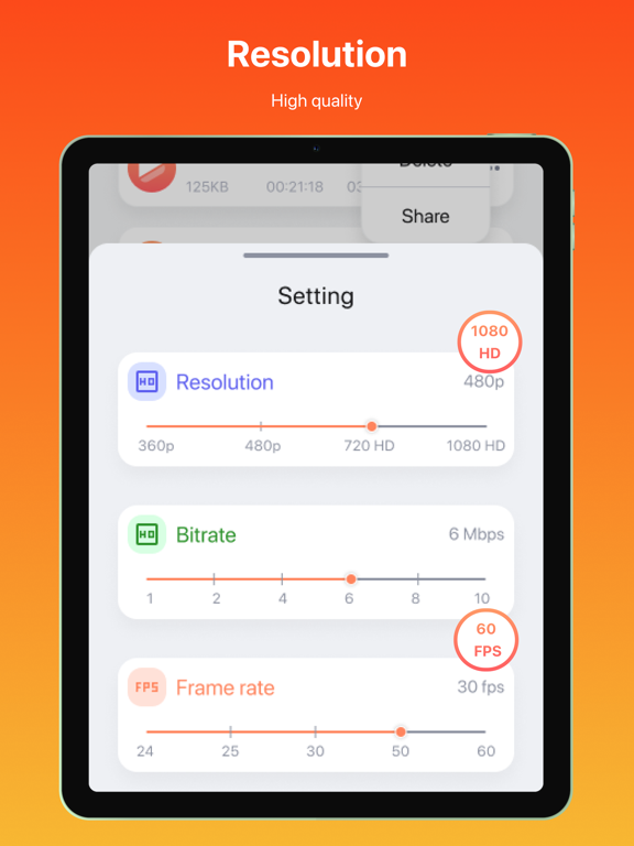 Screen Recorder - Ultra Record iPad screenshot 3 - Utilities app