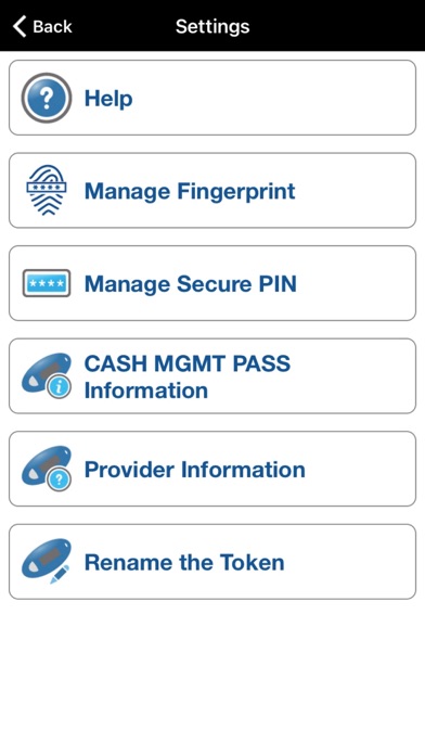 CASH MGMT PASS Screenshot
