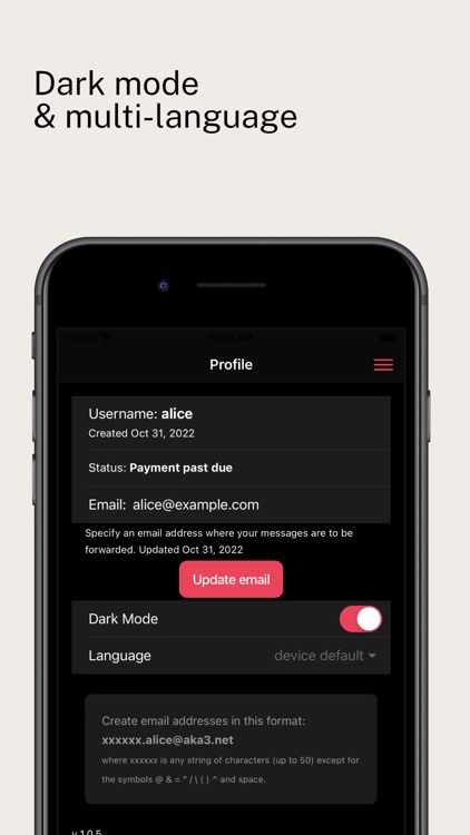 AKA3 Email Alias screenshot-5