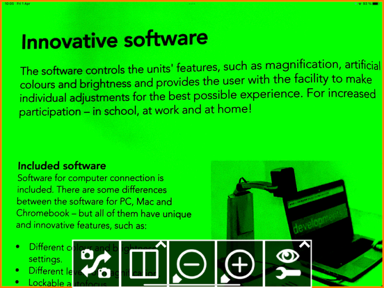 MagniLink Viewer iPad screenshot 2 - Medical app