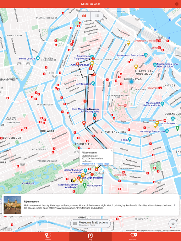 Enjoy Amsterdam iPad screenshot 4 - Travel app