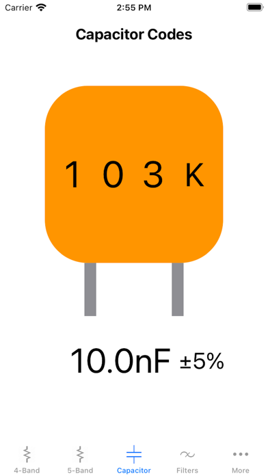 Resistor Code Calculators Screenshot