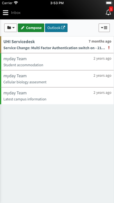 UHI myday Screenshot