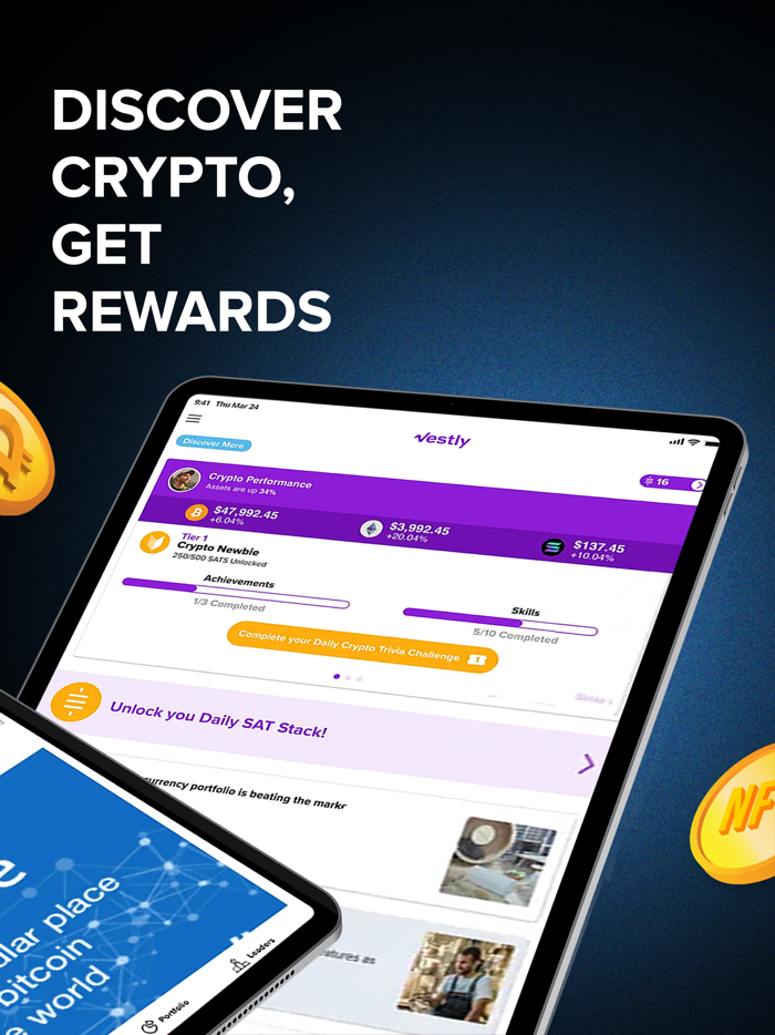 Vestly Crypto NFT and Stocks