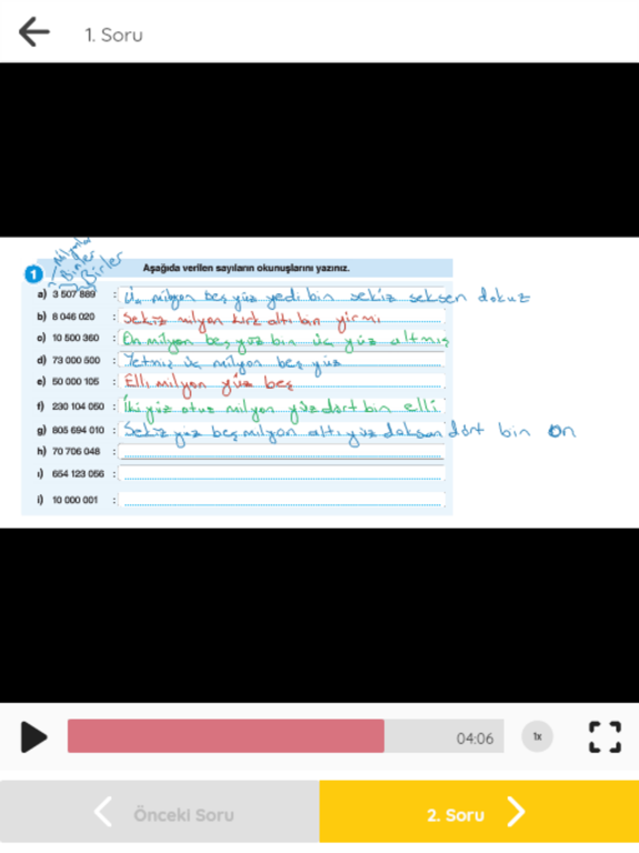 Çanta Video Çözüm iPad screenshot 4 - Education app