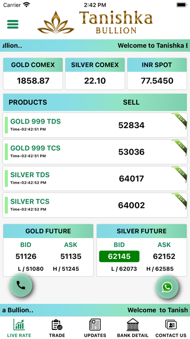Tanishka Bullion Screenshot