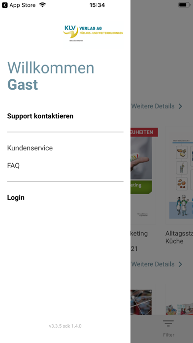 eBooks KLV Verlag Screenshot