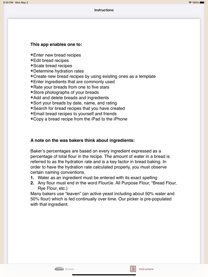 Artisan Bread for  iPad