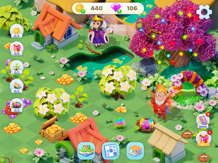 Nonogram puzzle - elf island