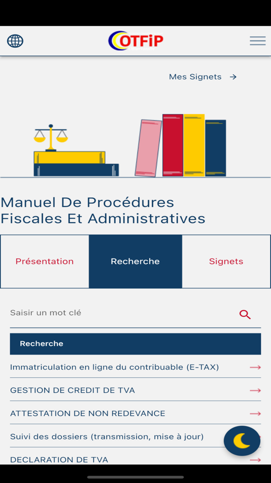 #2. Procédures Fiscales Tchad (iOS) 由: Observatoire Tchadien des Finances Publiques