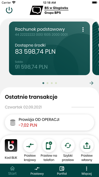 BS Głogówek mobileNet Screenshot