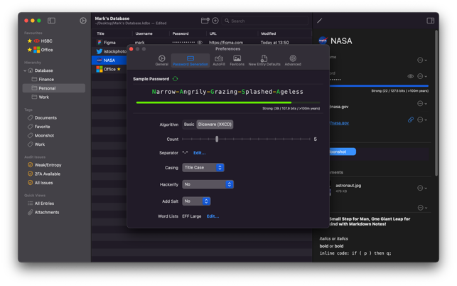 Екранна снимка на Strongbox Pro