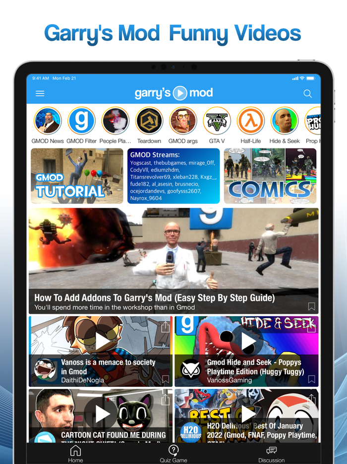 GMOD tube for Garrys mod