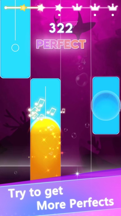EDM Piano - Magic Fire Tiles Screenshot