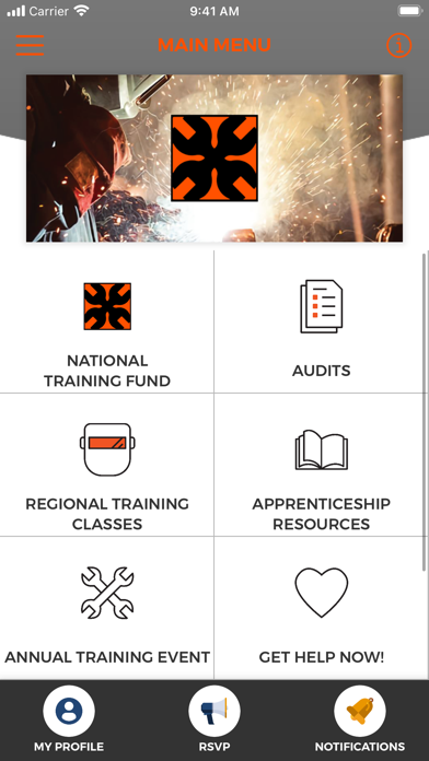 IW National Training Fund Screenshot