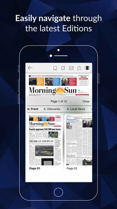 Morning Sun eEdition Screenshot