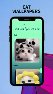 cat wallpaper hd & 4k iphone screenshot 1