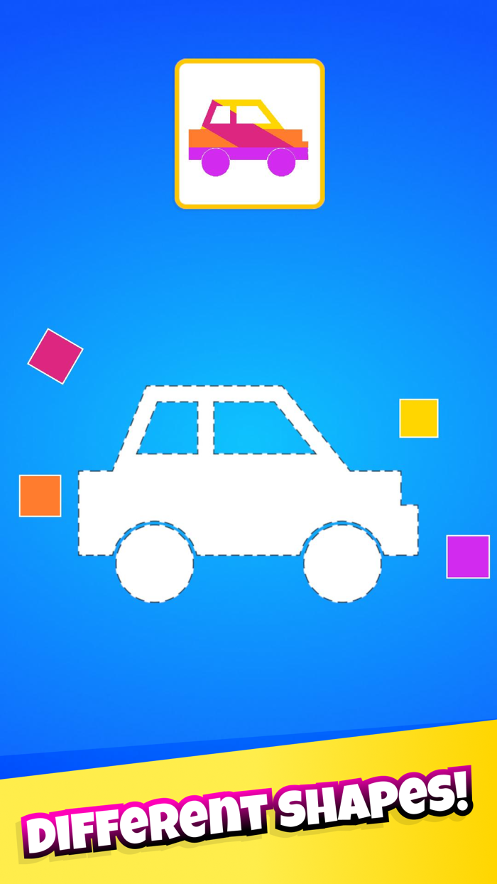 Color Shape Layering Puzzle