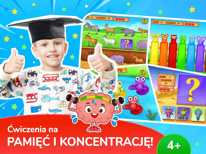 Gry dla Dzieci ćwiczące pamięć