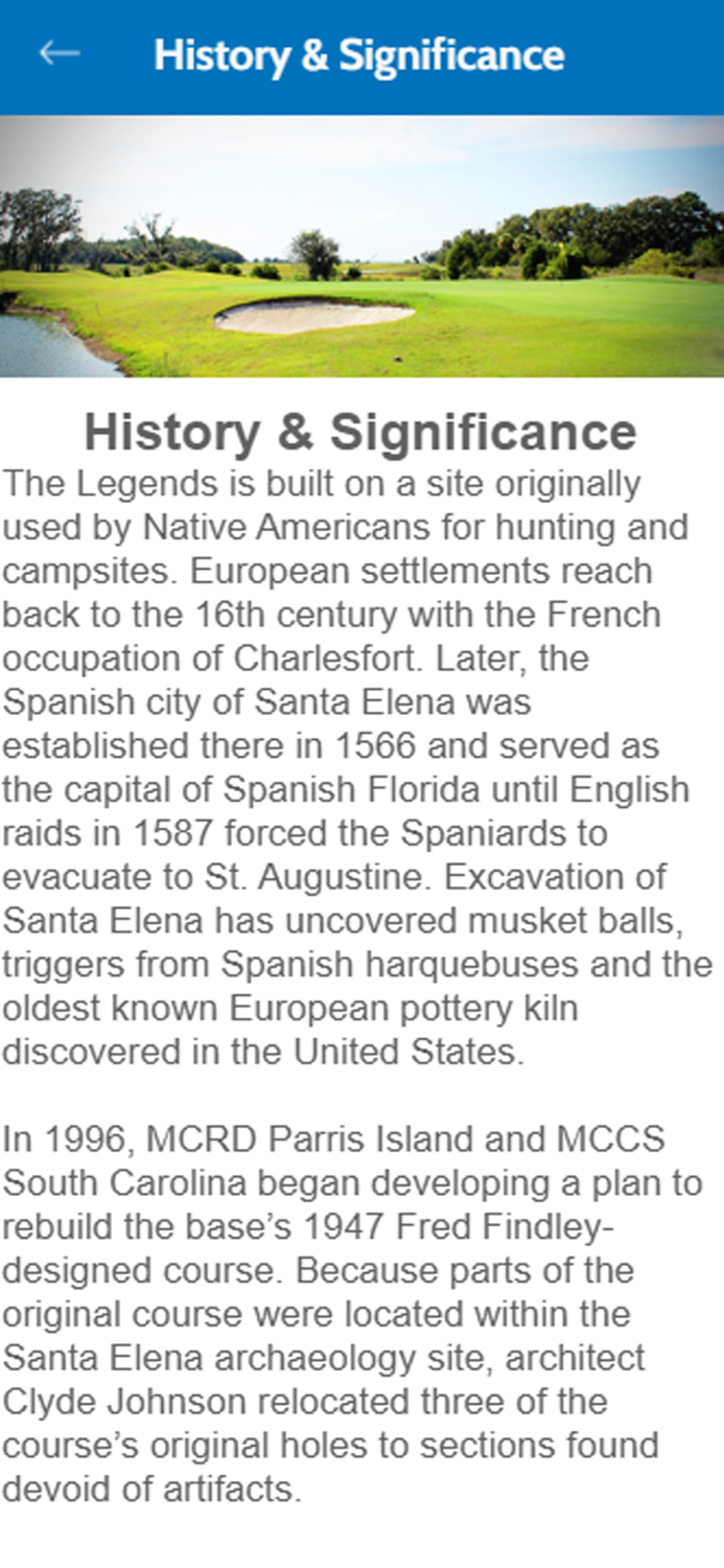 Legends at Parris Island